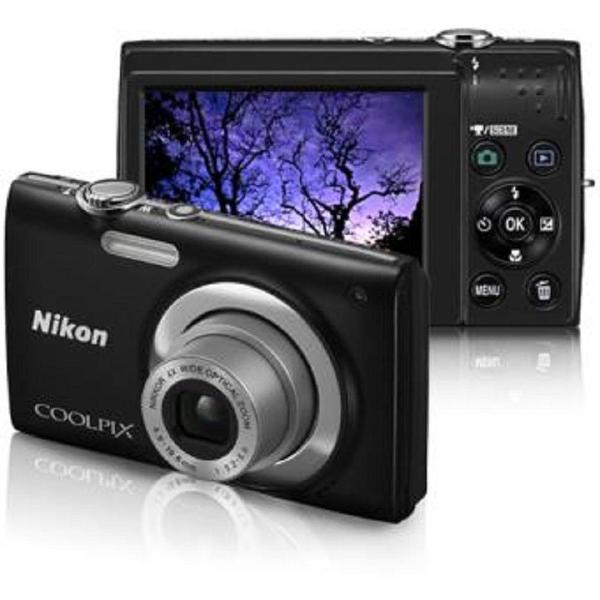 câmera fotográfica digital nikon coolpix s2550 + cartão