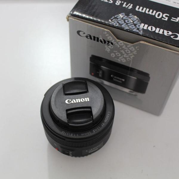 lente canon 50mm 1.8
