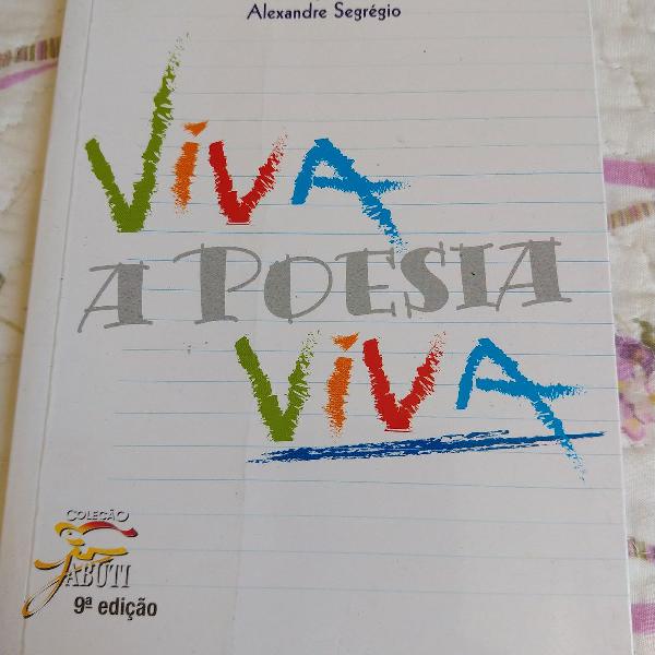 livro Viva a poesia Viva