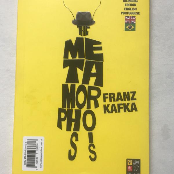 livro bilíngue metamorfose franz Kafka