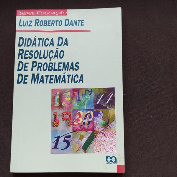 livro didática da resolução de problemas de matemática