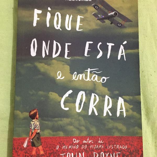 livro fique onde está e então corra