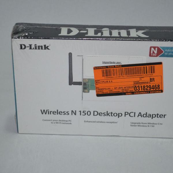 wireless n 150 desktop pci adapter dwa-525 d-link