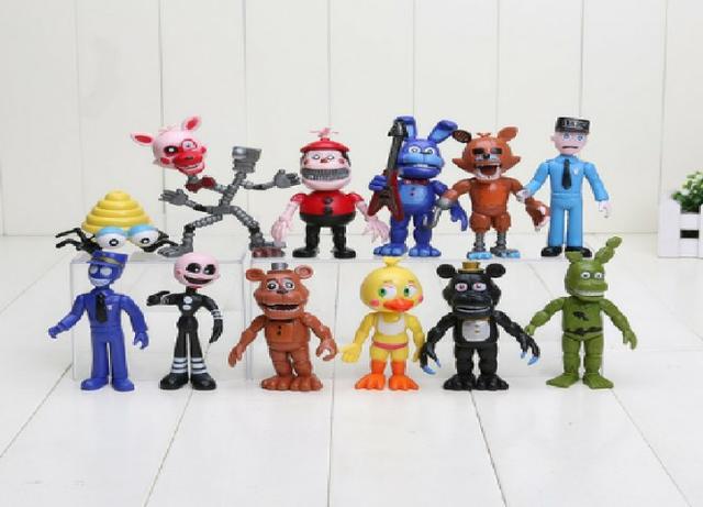 12 Miniaturas: Five Nights at Freddy's FNAF ? Novas