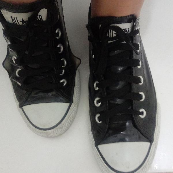 ALL star preto em verniz