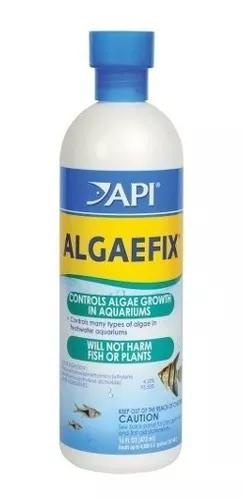 Api Algaefix 473ml Algicida Para Aquários Combate Algas