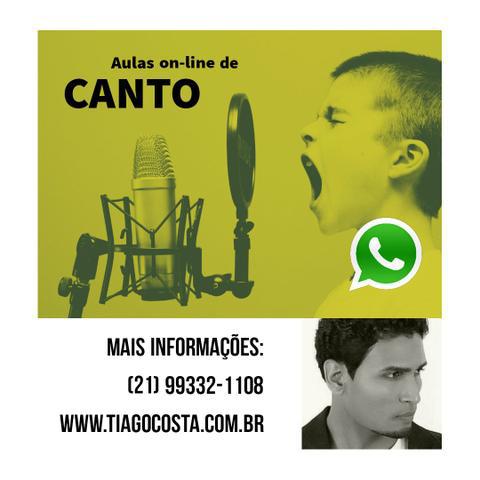 Aulas de canto on-line