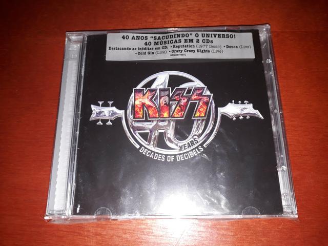 CDs Kiss 40 years Decades Decibels