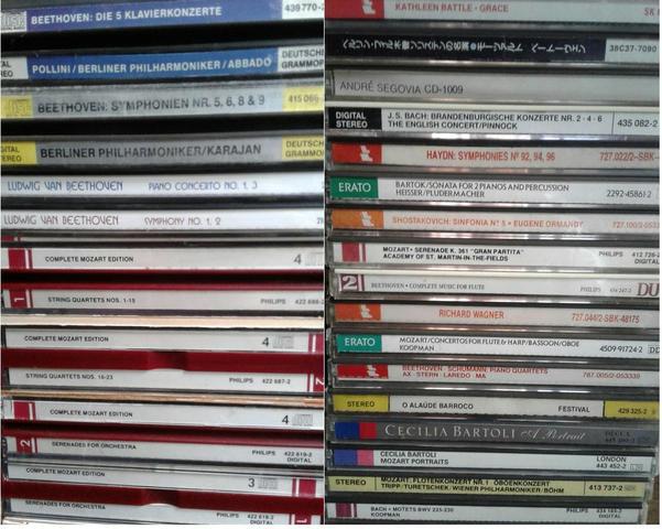 CDs de músicas clássicas