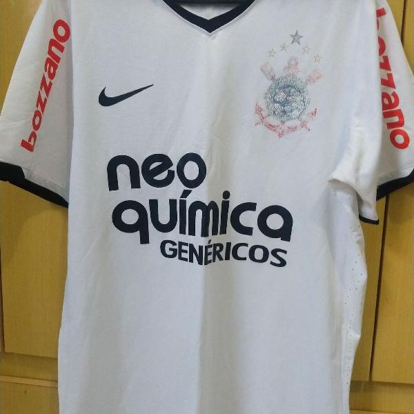 Camisa Masculina Oficial Corinthians Branca