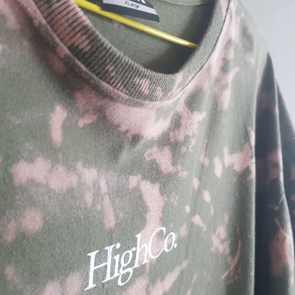 Camiseta high Tie-dye