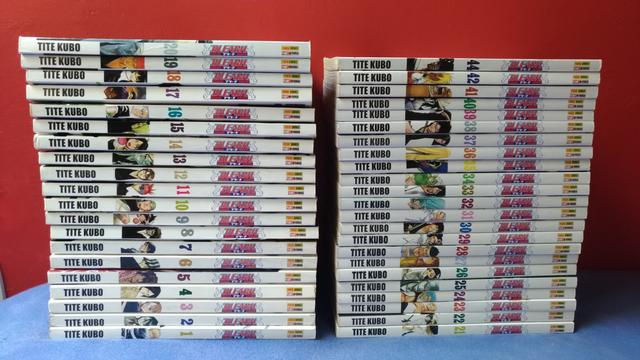 Coleção de Mangás Bleach 1 ao 42 + 44 Ótimos Panini