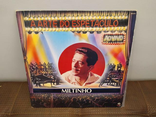 Disco de vinil LP Miltinho Rodrigues "A Arte do Espetáculo"