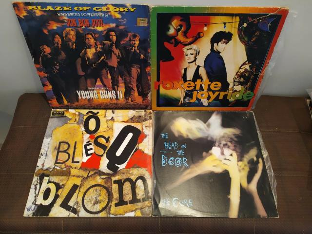 Discos de Vinil LPs (Bon Jovi, The Cure, Roxette, Titãs)