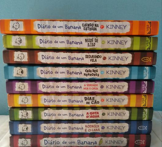 Livros Diário de um banana - 9 volumes