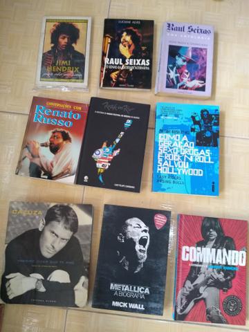 Livros de biografia de cantores da músicas Rock