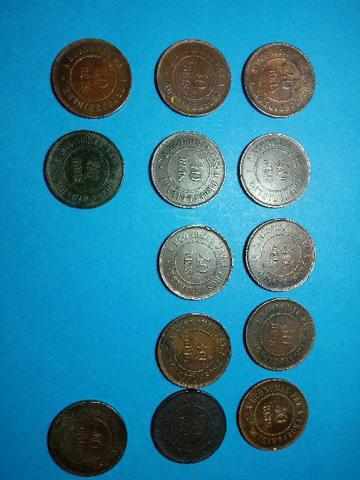 Lote moedas antigas