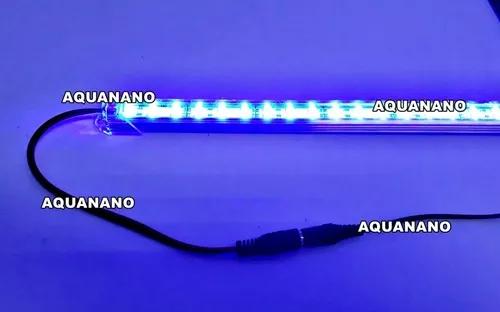 Luminária Led Azul P/ Aquário Nano Reef Marinho 30cm