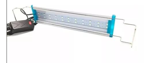 Luminária Para Aquário De 38 Á 48cm 48 Leds 10w B/a/v