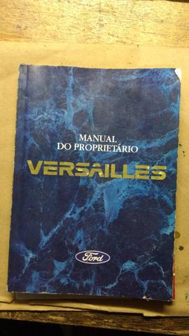 Manual do proprietário Versailles 94