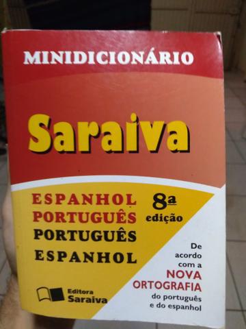 Minidicionario de Lingua Espanhola Saraiva 8°Edição