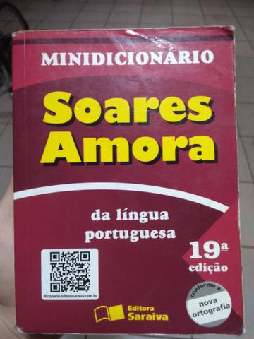 Minidicionario de Lingua Portuguesa Soares Amora