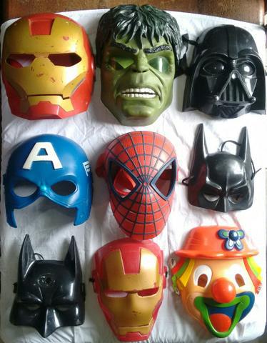 Máscaras de super heróis !