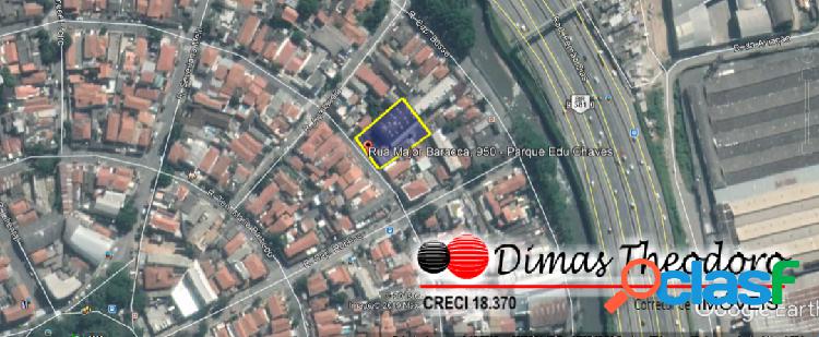 ÁREA 1.400 M² C/ GALPÃO PARQUE EDU CHAVES ZN SP