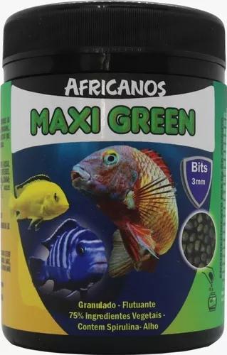 Ração Maxi Green Maramar 454g 75% Ciclideos Africanos