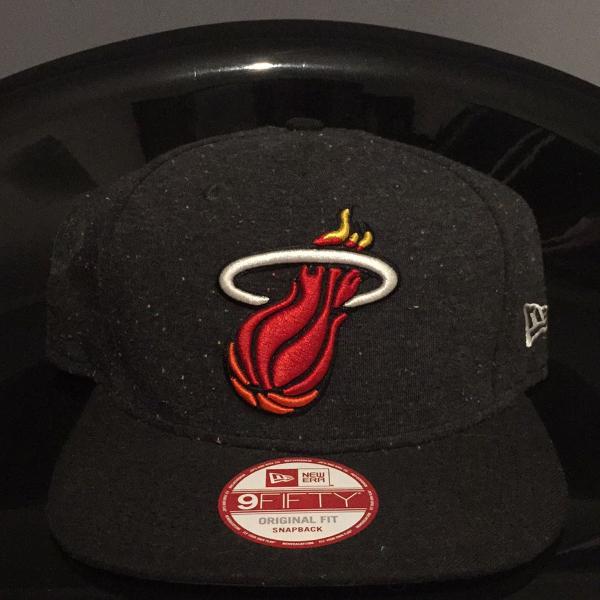 boné new era miami heat snapback