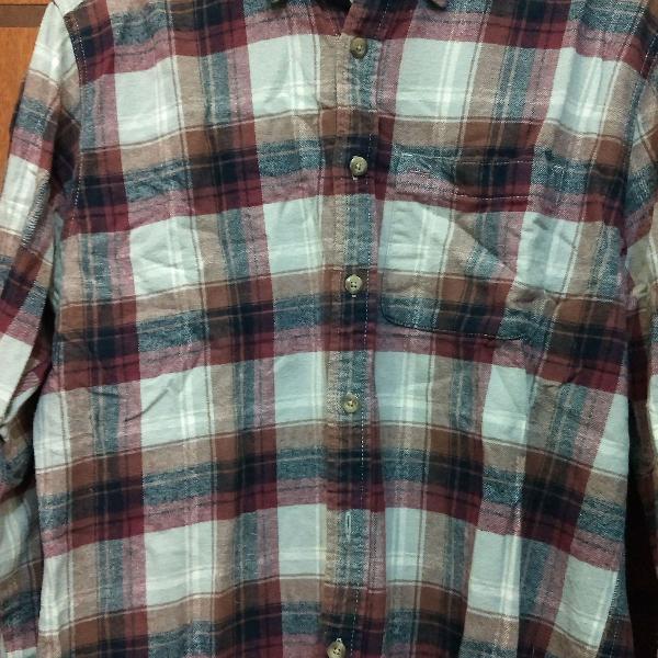 camisa flanelada