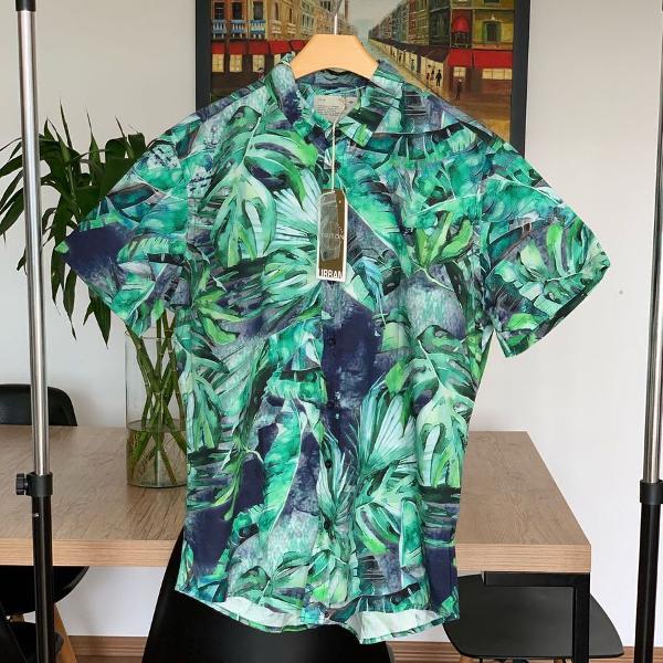 camisa florida triton masculina