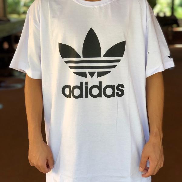 camiseta adidas branca