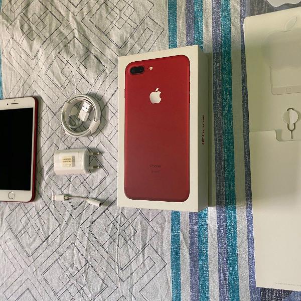 iphone 7 plus vermelho 128gb