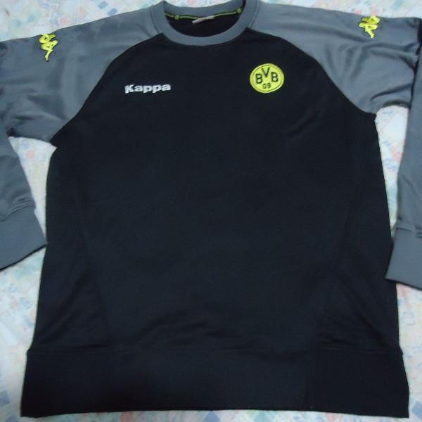 kappa - moletom do borussia dortmund - tam xxl - novo -