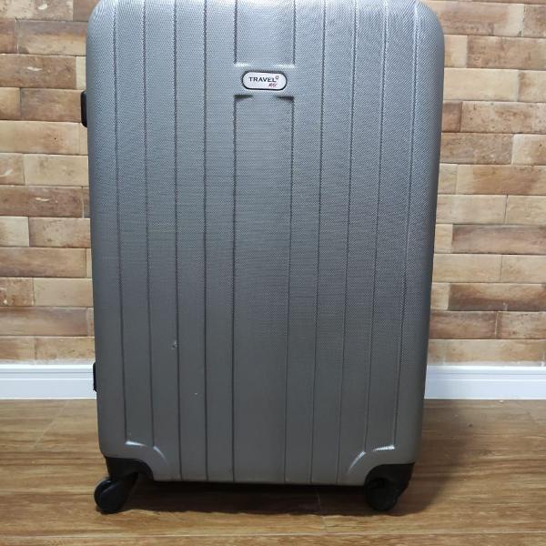 mala 32kg cinza da 'travel'