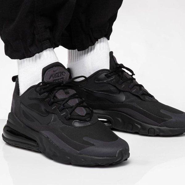 tênis nike air max 270 react preto exclusivo