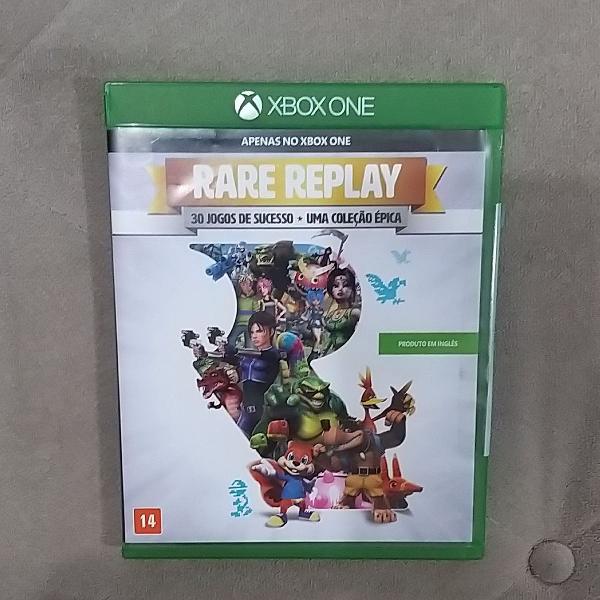 01 jogo RARE REPLAY - Xbox One, CD funcionando 100%.