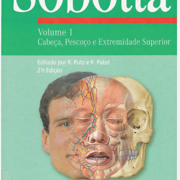Atlas de Anatomia Humana Sobotta cabeça e pescoço