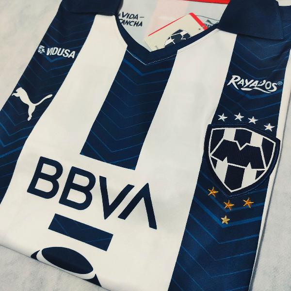 Camisa Monterrey 2019/20 Home (Tam G) PRONTA ENTREGA