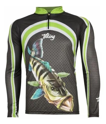 Camiseta De Pesca Proteção Solar Uv 50+ King Varios