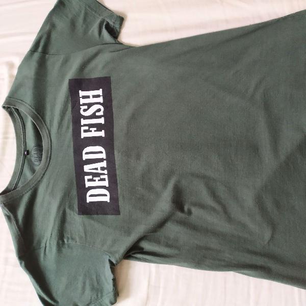 Camiseta Dead Fish merchandising oficial da banda