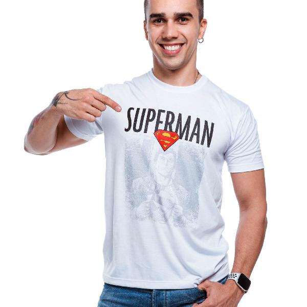 Camiseta Super-man Branca