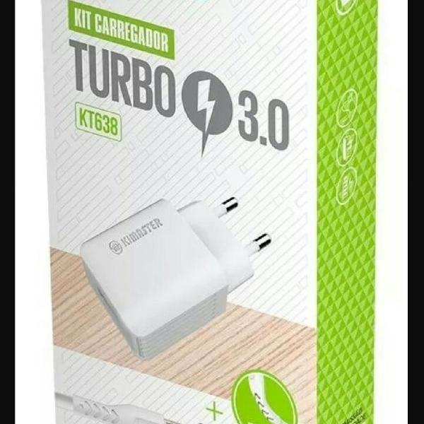 Carregador Turbo USB 3.0