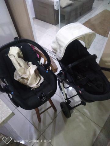 Carrinho de bebe com moises + bebe conforto