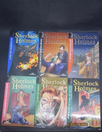 Coleção Sherlock Holmes 6 Livros O Cão Dos Baskervilles
