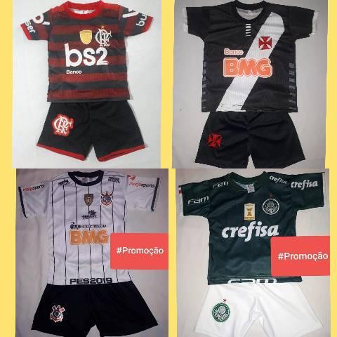 Conjuntos Infantis! Flamengo, Vasco, Palmeiras e Corinthians