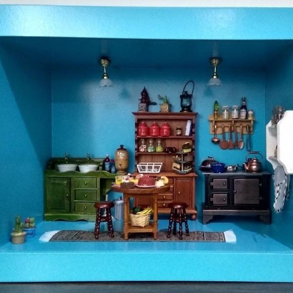 Cozinha Retrô brinquedos com nicho