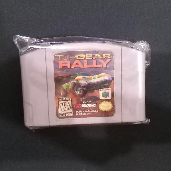 Fita TOP GEAR RALLY - Nintendo 64 Original Americana, bem