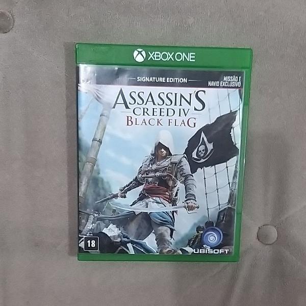 Jogo ASSASSINS CREED (BLACK FLAG) Xbox One, CD 100%.